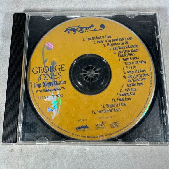 George Jones Sings Country Classics Disc Two CD 2006 Country Music Collection - Picture 1 of 2